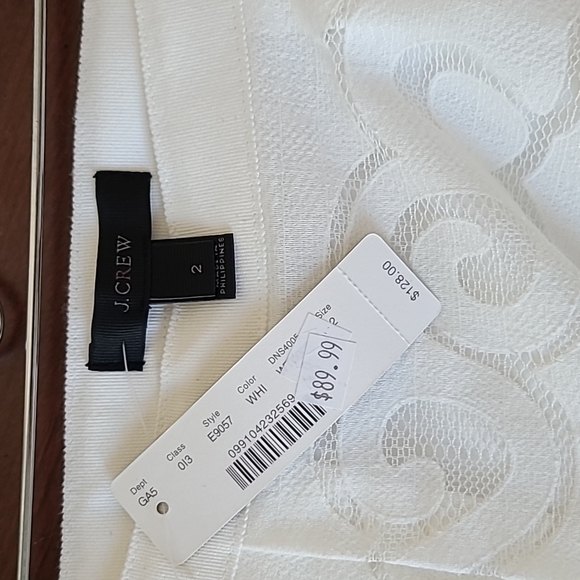 J. Crew White Lace Midi Skirt - Picture 9 of 11